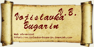 Vojislavka Bugarin vizit kartica